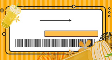 双11预售水果饮料活力新鲜橘色橙黄色背景