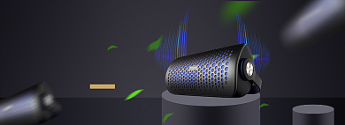 淘宝炫酷金黑风蓝牙音箱海报背景