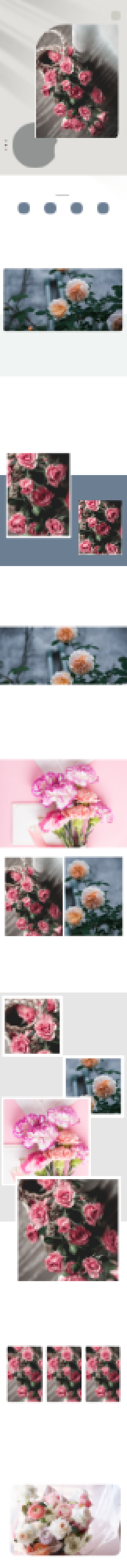 鲜花植物盆栽花卉园艺详情模板背景