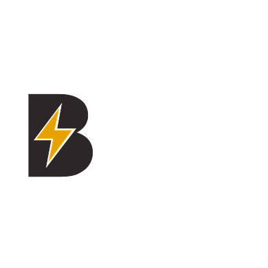 电力字母b标志logo背景