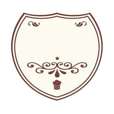 面包烘焙蛋糕甜点简约风标签不干胶背景