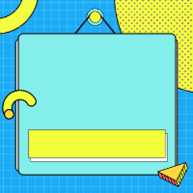 语法训练营几何简约公众号次图背景