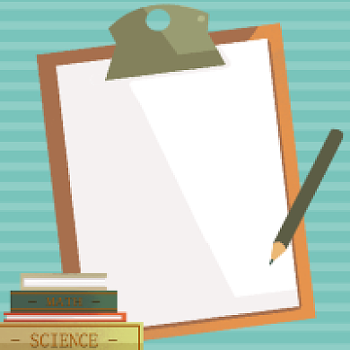 考研必备简约插画公众号次图背景