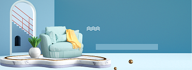 时尚简约家具装潢海报背景