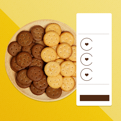 下午茶点心小饼干简约促销主图背景