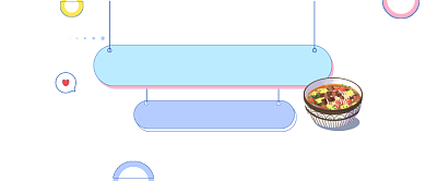 美食日记清新简约公众号logo背景