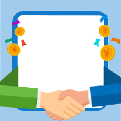 招商加盟商务插画公众号次图背景