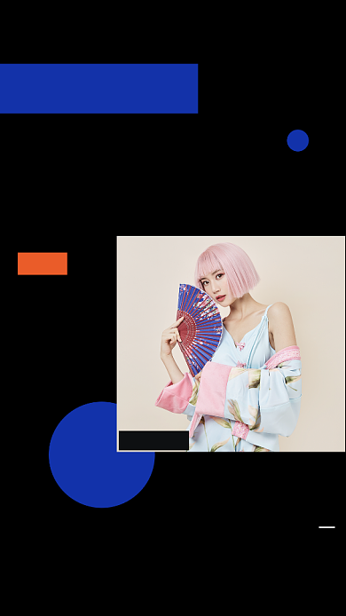 个性时尚秋装新品上新活动竖版配图背景