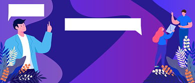 双十一促销方案解析手绘卡通公众号首图背景