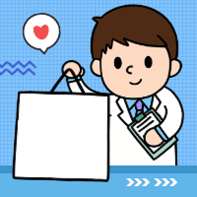 防癌指南简约插画公众号次图背景