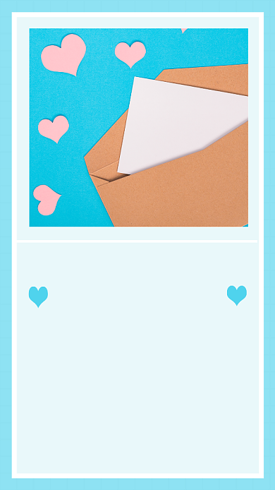 蓝色简约世界问候日文章配图背景