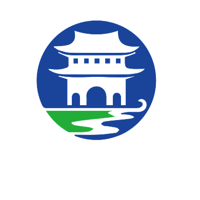 古城旅游创意标志LOGO背景