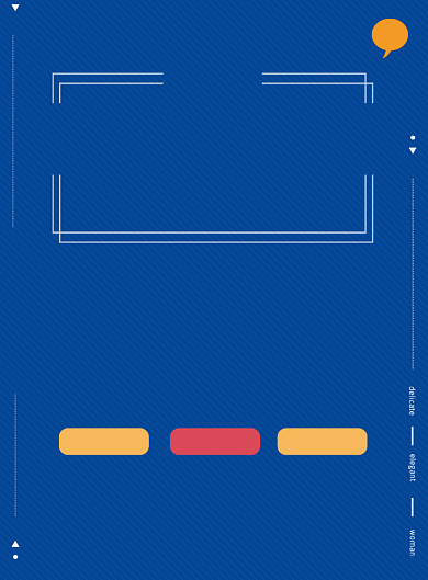 蓝色斜条纹英语培训班宣传单背景