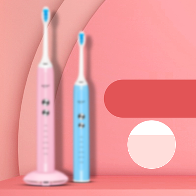 七夕情人节家居清爽情侣电动牙刷主图背景