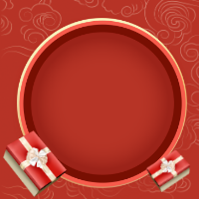 送礼指南红色中国风公众号次图背景