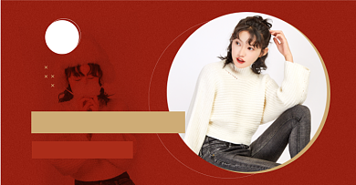 燃冬季女装棉衣包邮抢购背景