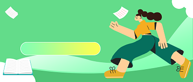 寒假班体验课程卡通公众号首图背景