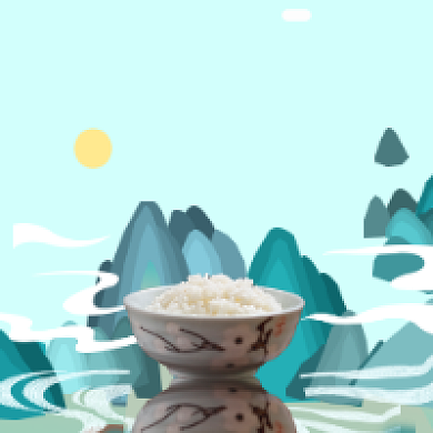 传承节约粮食美德公众号推送次图背景