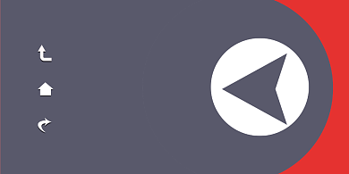 导视系统简约高级横版温馨提示卡背景