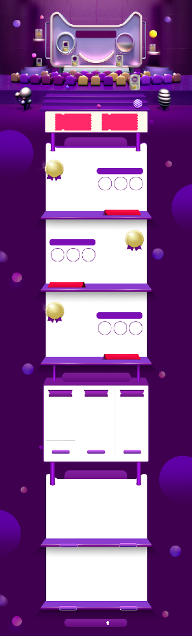 C4D紫色国庆母婴用品大促风格淘宝首页背景