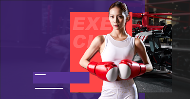 过年不打烊春节运动健身装备海报banner背景