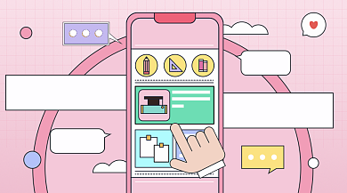 学网课线上教育卡通广告bannner背景