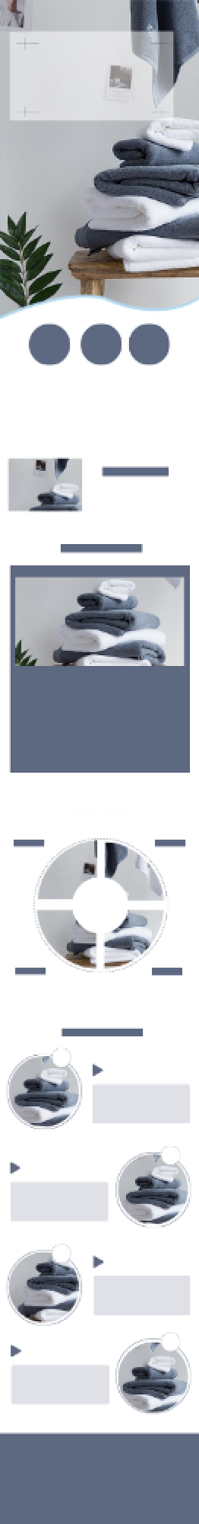 家居毛巾洗护浴巾详情页背景