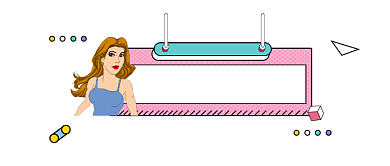 时尚潮流经典大气插画公众号logo背景