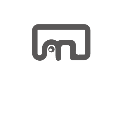 简约大象图案logo背景