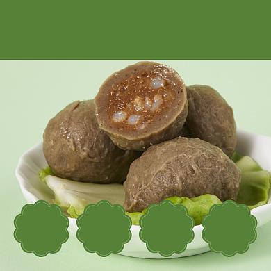 牛肉丸食品淘宝主图直通车模板背景