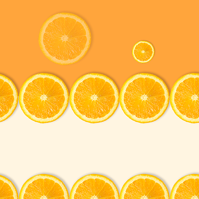 鲜橙促销橙子海报新鲜切片主图直通车背景