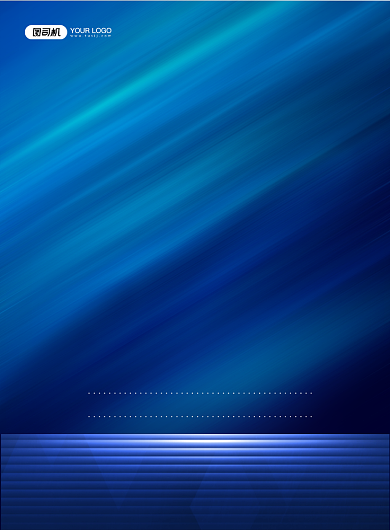 地产招聘蓝色简约大气印刷海报背景