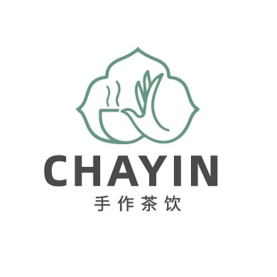 茶饮绿茶饮品店手作咖啡厅LOGO