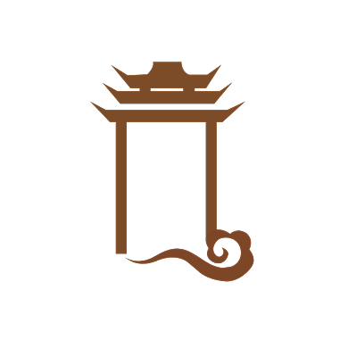 中国风个性古玩标志logo背景