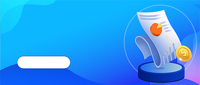 2020年度账单蓝色渐变公众号首图背景