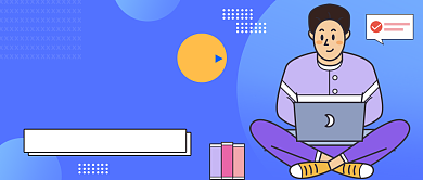 少儿编程老师招募蓝色创意公众号首图背景