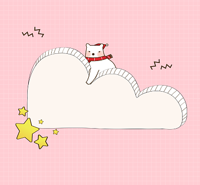 美好生活粉色清新朋友圈封面背景