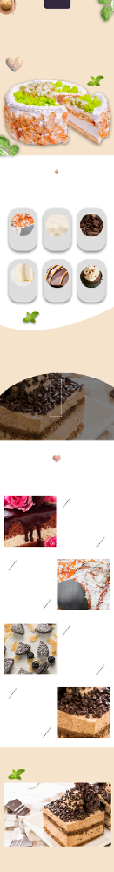 生日蛋糕预定详情页电商背景