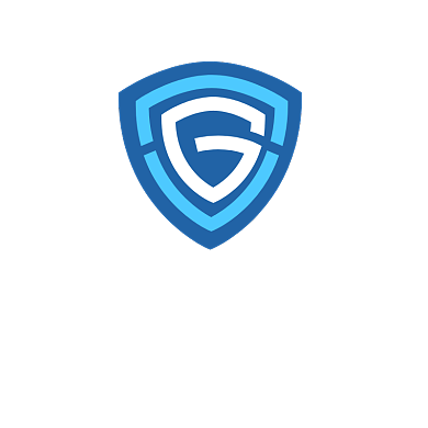 科技安全护盾盾牌字母g标志背景