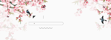 手绘风女装海报模板背景