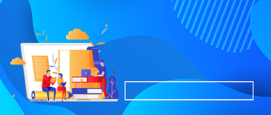 招生政策最新信息卡通手绘公众号首图背景