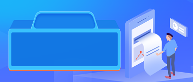 双十一账单手绘卡通公众号首图背景