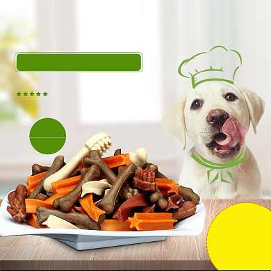 促销风格宠物狗猫零食狗粮猫粮主图背景