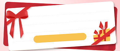 重磅福利来袭红色插画公众号首图背景