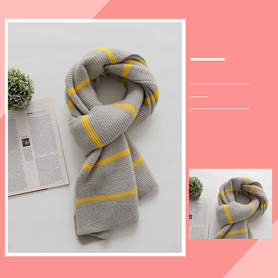 冬季新品羊毛围巾简约促销主图背景