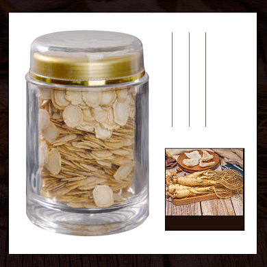 养生保健品西洋参展示主图背景