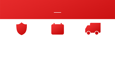 红色简约购物无忧售后服务店铺海报背景