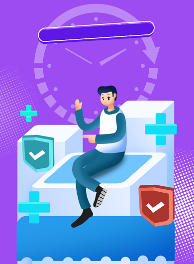 理财保险印刷海报背景