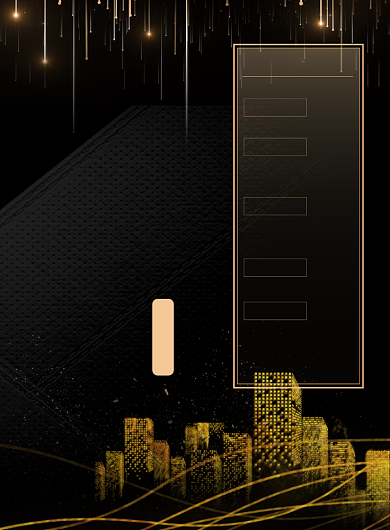 黑色大气房产招聘背景