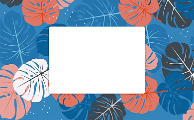 小清新花店花坊名片卡片背景